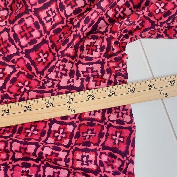 Only Necessities Patio Lounge House Dress Women's 3X (30/32) Caftan 1/4 Zip - Picture 9 of 10